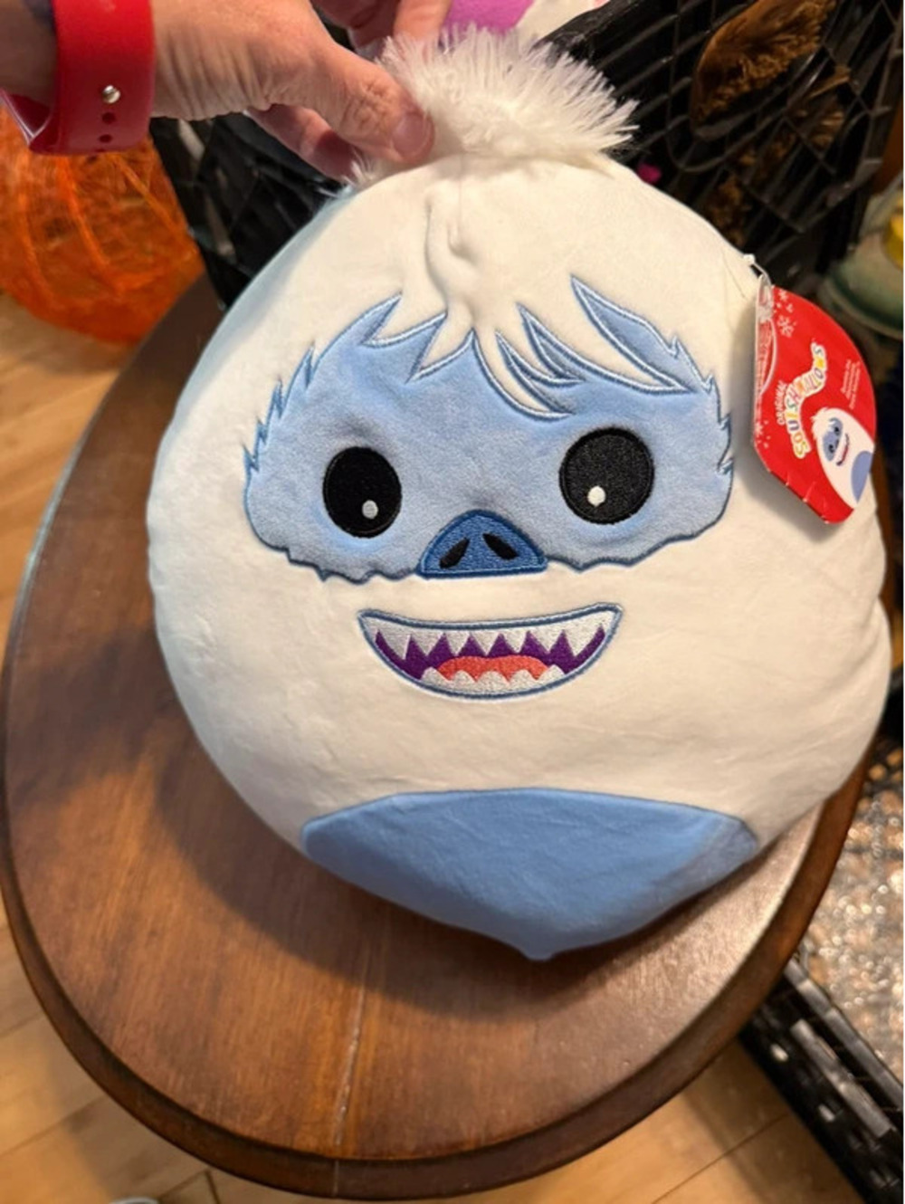 Bumble the Abominable Snowman plush from the Rudolph the Red-Nosed Reindeer